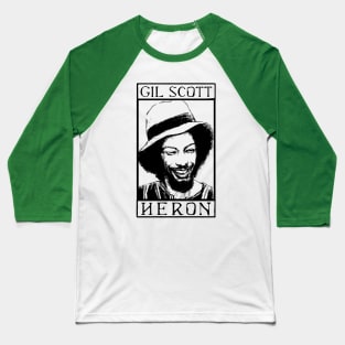 Gil Scott Heron Baseball T-Shirt